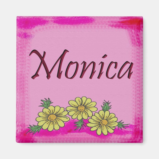 Íman Monica Daisy Magnet (Frente)