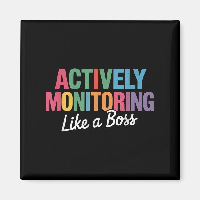 Íman Monitoramento Ativo Como Uma Equipe De Testes De E (Frente)