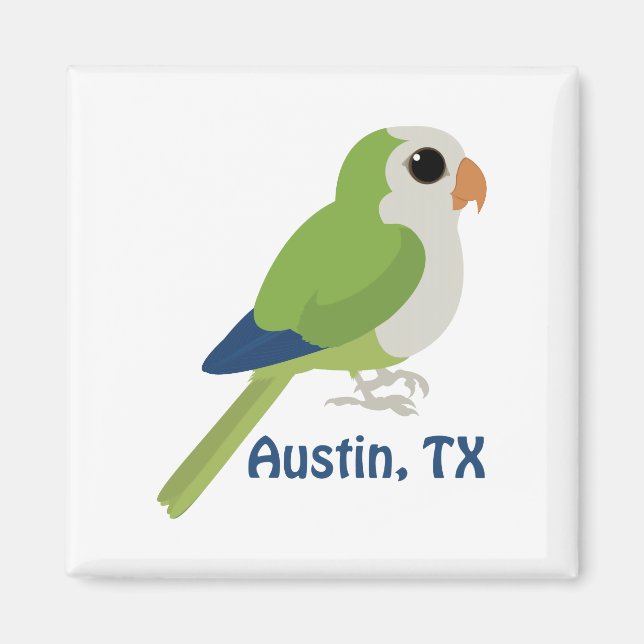 Íman Monk Parakeet - Austin, Texas (Frente)