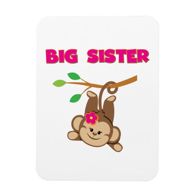 Íman Monkey Big Sister (Vertical)
