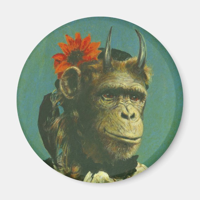 Íman Monkey Demon Magnet (Frente)