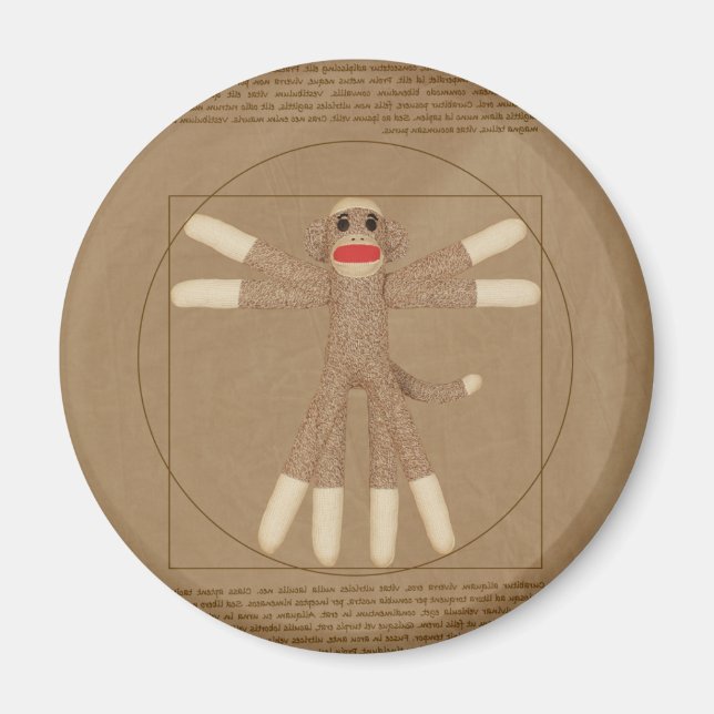 Íman Monkey Magnet (Frente)