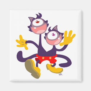 Íman Monocular Cats em Tandem Walk