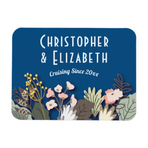 Íman Monograma Azul de Localizador de Portas de Cruzeir