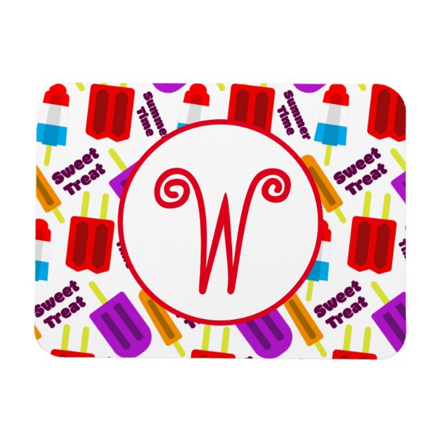 Íman Monograma de Bar de Sumo Congelado (Horizontal)