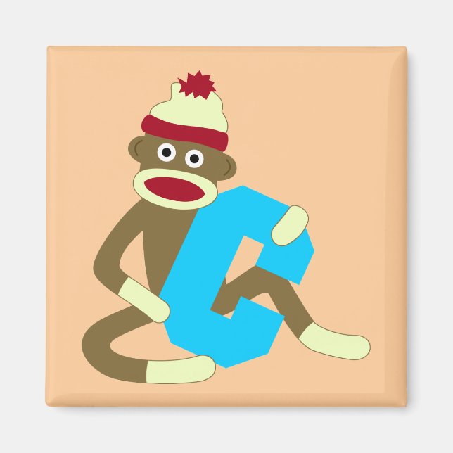 Íman Monograma de Macaco Choco C (Frente)