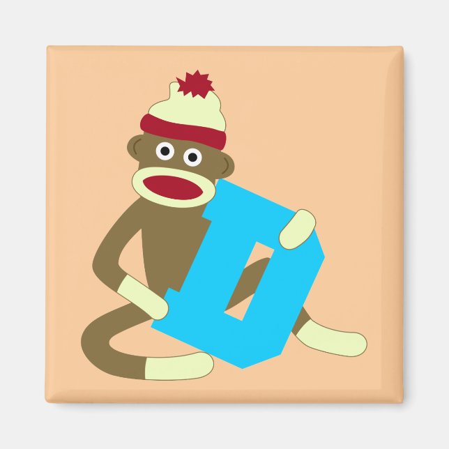 Íman Monograma de Macaco Choco D (Frente)