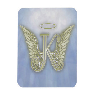 Íman Monograma do anjo da letra K