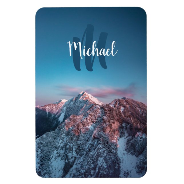 Íman Monograma do céu magnético Storžič Eslovênia (Vertical)