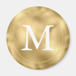 Íman Monograma Dourado