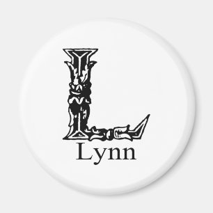 Íman Monograma extravagante: Lynn