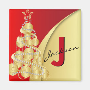 Íman Monograma Feliz Natal