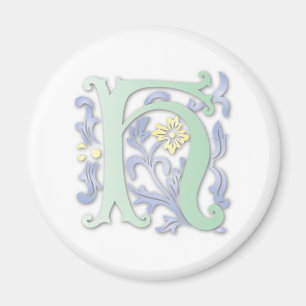 Íman Monograma Fleur-de-lis H