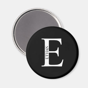 Íman Monograma personalizado e ímã de nome