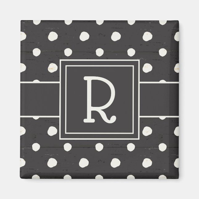 Íman Monograma | Sinais Simples Passo Um (Frente)