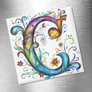 Íman Monograma Whimsical C