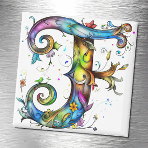 Íman Monograma Whimsical F