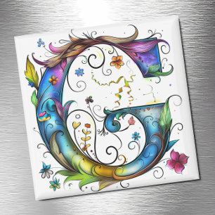 Íman Monograma Whimsical G