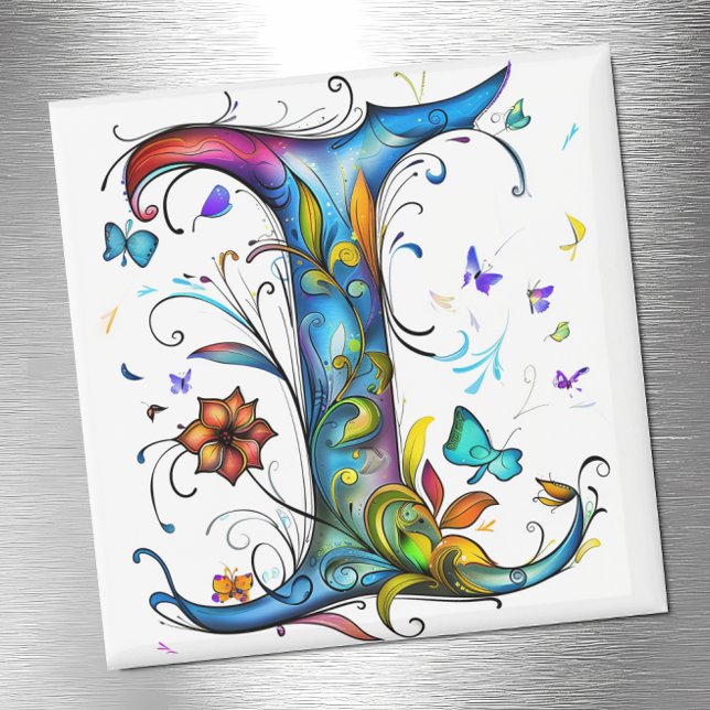 Íman Monograma Whimsical I (Criador carregado)