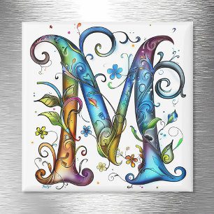 Íman Monograma Whimsical M