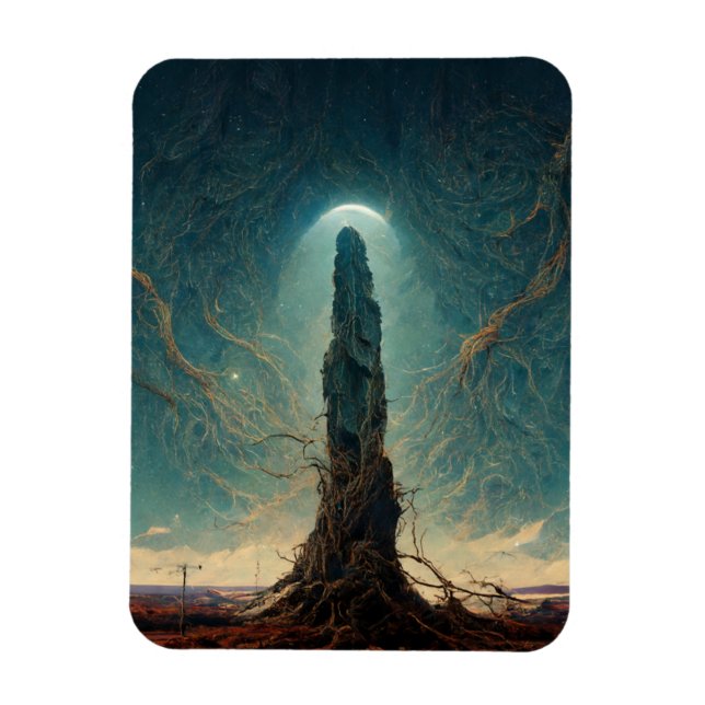 Íman Monolith 2 Fantasy Sci-Fi Art (Vertical)