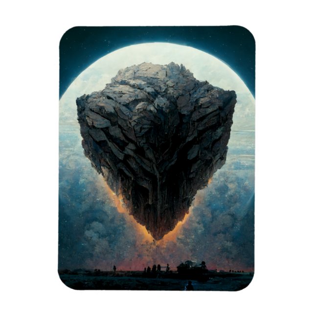 Íman Monolith Fantasy Sci-Fi Art (Vertical)