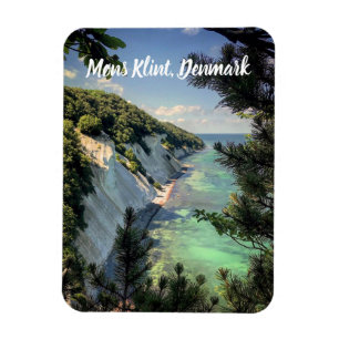 Íman Møns Klint Dinamarca estilizado