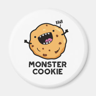 Íman Monster Cookie Comida Engraçado