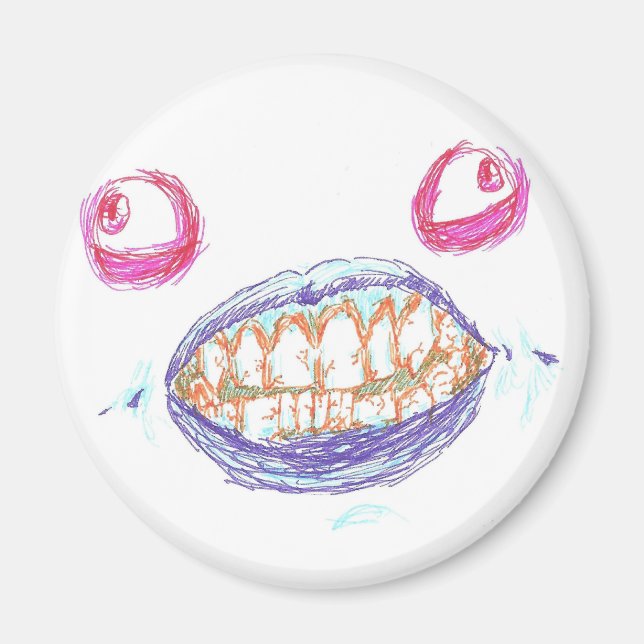 Íman Monster Face Magnet (Frente)
