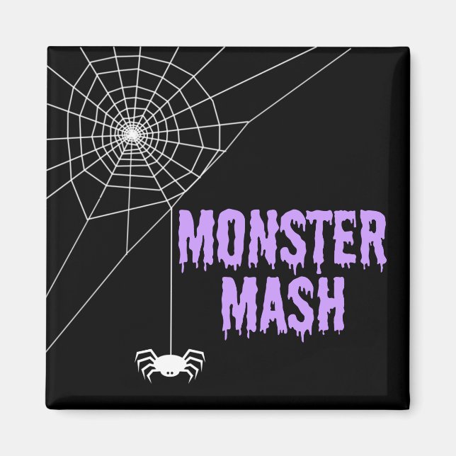 Íman Monster Mash Halloween Spider Web (Frente)