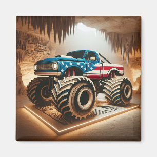 ÍMAN MONSTER TRUCK MAGNET