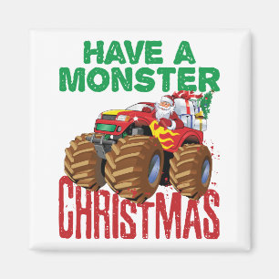 Íman Monster Truck Natal Papai Noel