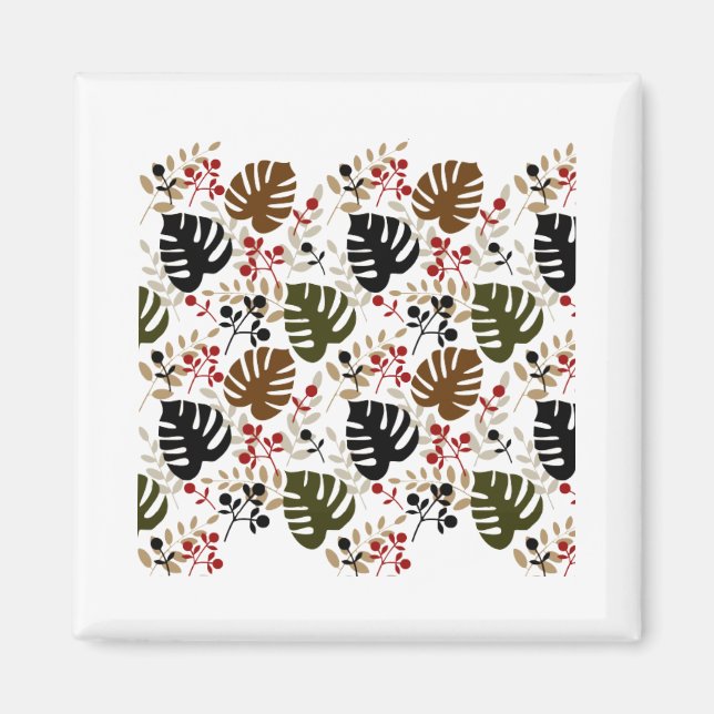 Íman Monstera Leaves e Twigs (Frente)