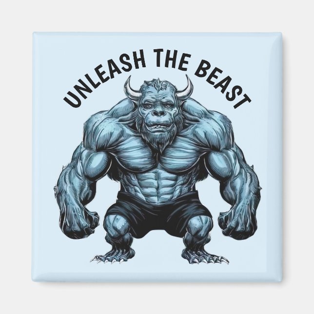 Íman Monstro Corado (Frente)