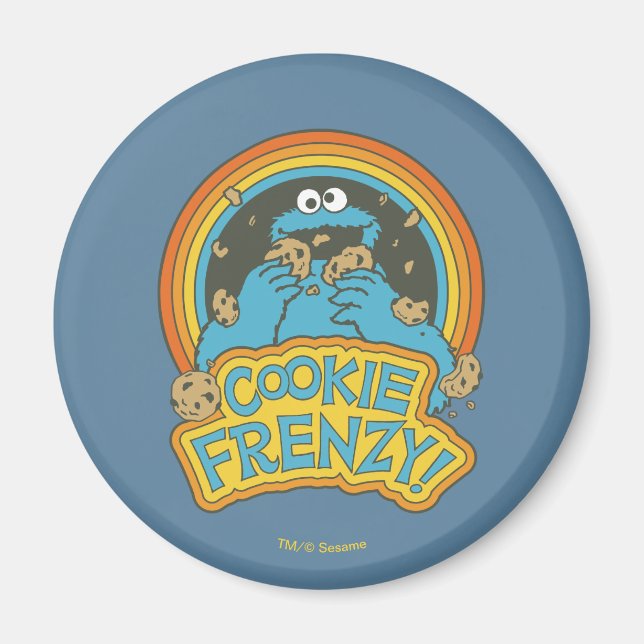 Íman Monstro da Bolacha Vintage | Frenesi de Bolachas (Frente)
