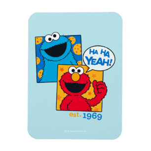 Íman Monstro de Biscoitos e Elmo Ha Ha Sim