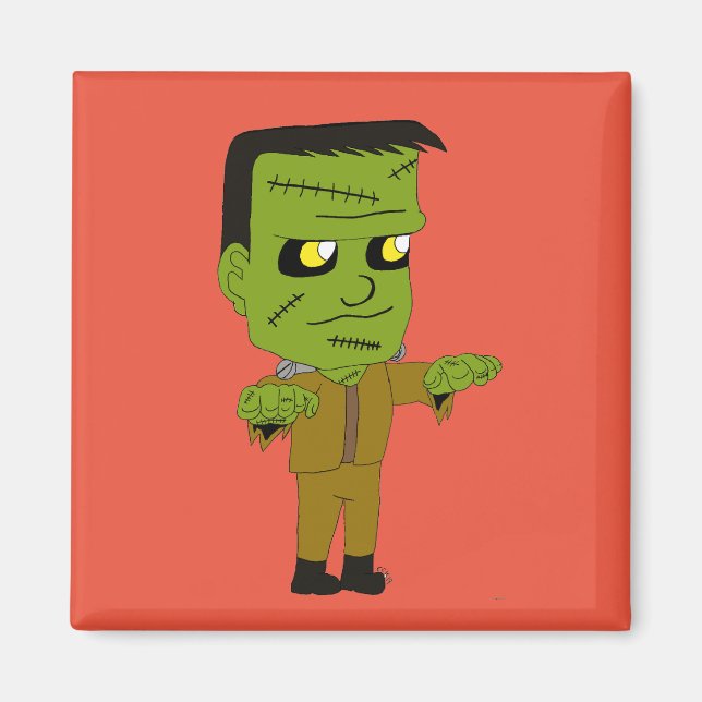 Íman monstro de chibi (Frente)