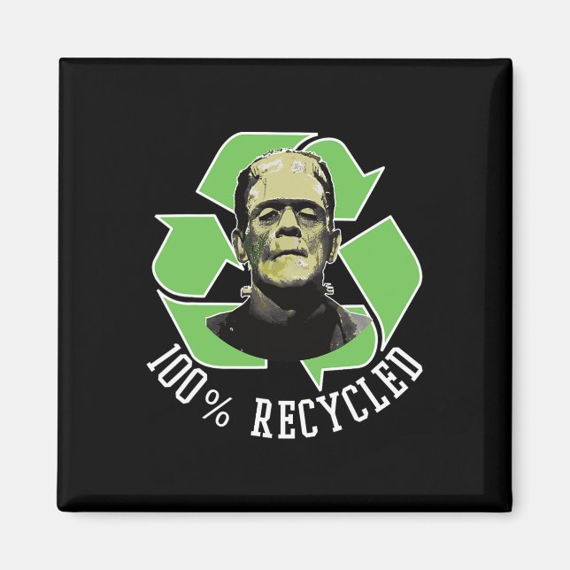 Íman Monstro de Frankenstein - 100% Reciclado S Funny H (Frente)