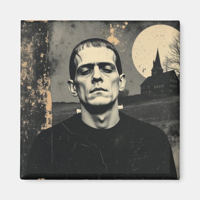Íman Monstro de Frankenstein Halloween (Frente)