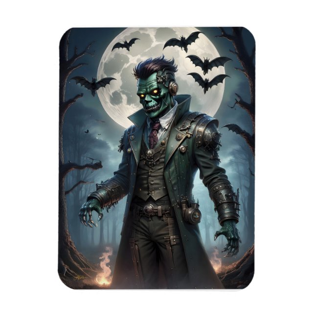 Íman Monstro de Frankenstein Steampunk do Halloween (Vertical)