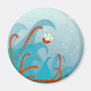 Íman Monstro do Mar do Navio à Vela