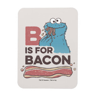 Íman Monstro dos Biscoitos B de Bacon