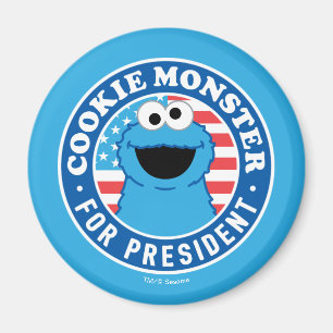 Íman Monstro dos Biscoitos para Presidente