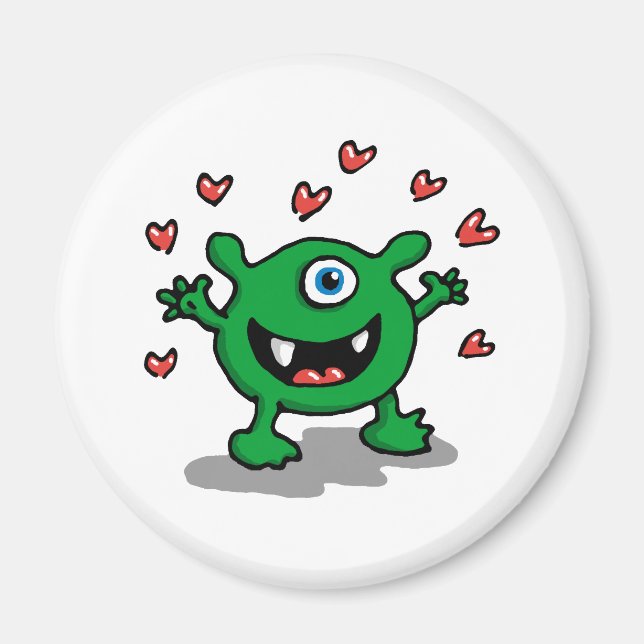 Íman Monstro Love (Frente)