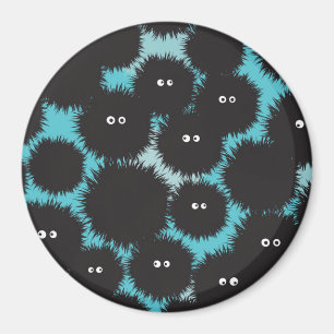 Íman Monstros engraçados e pretos