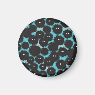 Íman Monstros engraçados e pretos