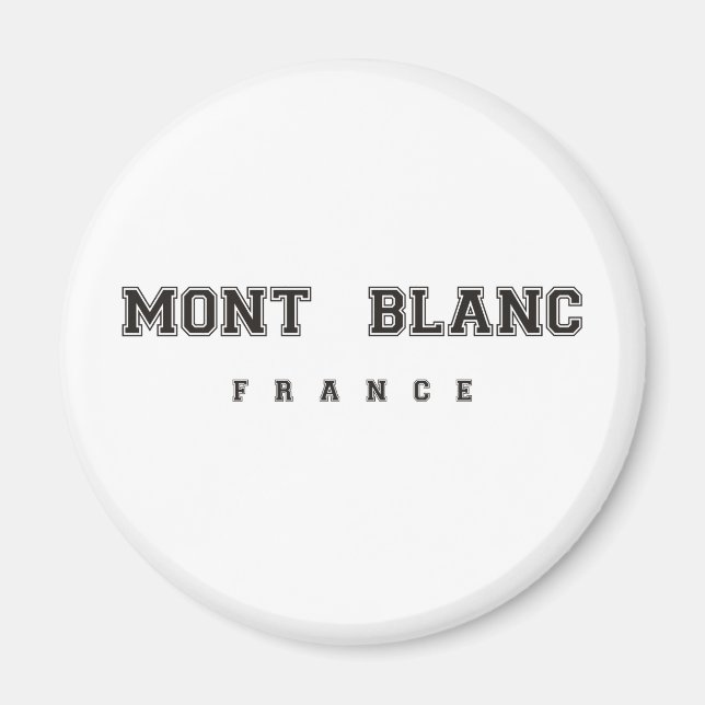 Íman Mont Blanc França (Frente)