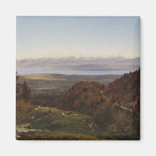 Íman Mont Blanc visto do Santo-Cergues, 1869