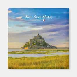 Íman Mont-Saint-Michel, França - Abadia Medieval