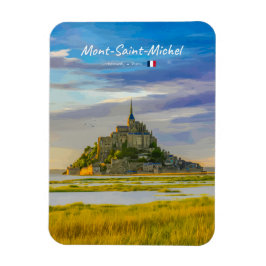 Íman Mont-Saint-Michel, França - Abadia Medieval Arredo